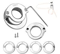 Cage De Chasteté En Métal Cage à Pénis Mâle Avec Séparateur De Testicules Civière De Pénis En Acier Inoxydable Cage De Chasteté Ensemble De Cage à Pénis Masculin Ceinture De Chastet(Size:40mm,Color:L)