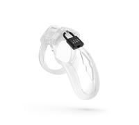 Cage de chasteté Lockdown Transparent - Moyen