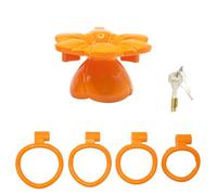 Cage De Chasteté Plate Inversée Cage Chasteté Negative Flat Chastity Cage,Short3