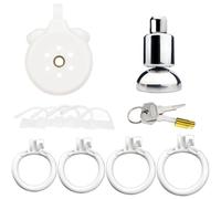 Cage De Chasteté Plate Inversée Flat Chastity Cage Set Chastity Cage,B1