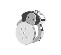 Cage de chasteté pour hommes avec verrouillage en un clic, sextoy pour adultes avec anneau réglable, cage à pénis en acier inoxydable avec trous d'aération et doubles clés (A-55)