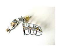 Cage de Chasteté pour pénis et testicules en Acier