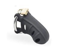 Cage de chasteté silicone noire BDSM