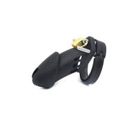 CAGE DE CHASTETE SILICONE & SOUPLE Cage de chasteté Silicone Bran 9 x 3cm Noire