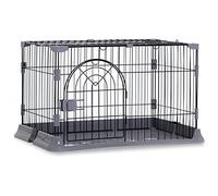 Cage de Chat, Grande Cage Chat Cage intérieure Cat playppen métallique métallique Kenneaux Cage Petite Cage Animale pour Chaton cobyen idéal pour 1-4 Chat FANDIAO