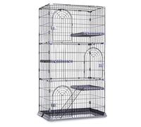 Cage de Chat, Grande Cage Chat Cage intérieure Cat playppen métallique métallique Kenneaux Cage Petite Cage Animale pour Chaton cobyen idéal pour 1-4 Chat FANDIAO