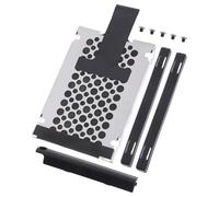 Cage de Disque Dur Portable en Métal Noir pour Ordinateur Portable 7mm | Kit 1 Pièce, Cadre Ouvert pour Réparation Portable, SSD et HDD 2,5 Pouces, Usage Laptop