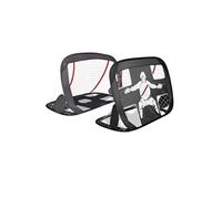VOUNOT Cage de Foot Portable Lot de 2 pcs But de Football Pliable Cage de Football Pop UP Design 2 en 1 But d'entrainement Cage de Foot Normale avec Sac Rangement et Piquets