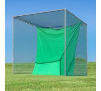 Cage de Golf Autoportante Professionnelle avec Filet | Cage de Practice de 3,1 m x 3,1 m x 3,1 m | Cadre en Acier Durable avec Filet Imperméable (42 mm - Tir à l'arc (3,1 m x 3,1 m), 1 Baie)