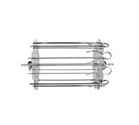 Cage de gril de four en acier inoxydable, brochette de viande rotative, résistante à la chaleur, antiadhésive, Machine à Kebab, friteuse à Air, rôtissoire d'agneau for barbecue