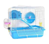 Cage de Hamster, Cages en Plastique et en métal Hamster, Habitat léger Portable, Petite Cage naine pour Le micecage gerbilles