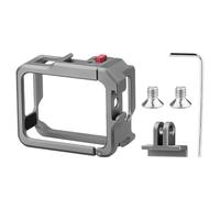 Cage de lapin en aluminium pour griffe - Cadre d'extension de protection pour caméra 360 Go 3S - Accessoires de caméra en métal