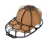 Cage de lavage pour casquette de baseball pour machine à laver, support de lavage de chapeau pour garder la forme du chapeau noir, Noir