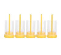 Cage de marquage pour Abeilles Reines, 5 pièces, Outil d'apiculture en Plastique léger pour Attraper et marquer Facilement Les Abeilles Reines avec Un Bord Lisse - Design Gratuit