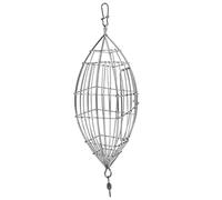 Cage de pêche en acier inoxydable | Even Bait Distribution pour carp/creuse/crabe | Lure Trap Basket Feeder for Beach/Rock/Boat Fishing | Sturdy & Long - lasting (M)