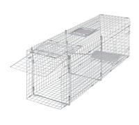 Cage de Piégeage Attrape Rongeur Animaux Piège à Rat Acier Galvanisé vidaXL