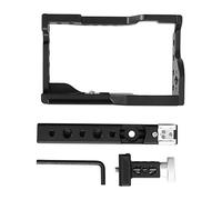 Cage de Plate-Forme vidéo pour Appareil Photo avec poignée pour Appareil Photo sans Miroir A6600 ILCE 6600 Cage de Protection antichute en Alliage d'aluminium pour Photographe et