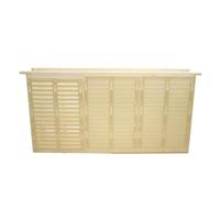Cage de Ponte pour Abeille en Plastique Blanc, Outil Apiculture | Contrôle Pratique et Sûr, Accessoire Apicole Utile, pour Nourrir les Abeilles, Format Compact