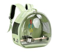 Cage de pour oiseaux avec perchoir transparent et respirant | Sac à dos de transport pour oiseaux de petite et moyenne taille, conure sauvage, pinson, vacances, camping, pique-nique