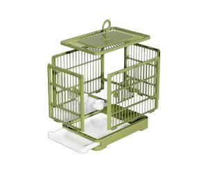 Cage de pour Oiseaux Cage De Transport Pour Perruches Avec Plateau Amovible | Habitat De Respirant Pour Les Oiseaux De Compagnie Pour Budgies Moineaux Aras Perruches Cacatoès