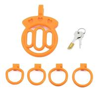 Cage de Protection de Sport et de Fitness Orange est Un Accessoire Sportif Confortable Qui Peut être remplacé par Quatre Accessoires de Bague Circulaire de Tailles différentes