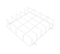 Cage de Protection en Acier pour Éclairage D'urgence Mural Blanc | Structure en Treillis Soudé, Bords Renforcés, Montage Rapide Quatre Vis, pour Parkings et Sites Industriels