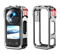 Cage de protection en aluminium pour lapin Insta360 X6, cadre en métal anti-rayures à dégagement rapide, boîtier d'extension avec filetage de vis de 0,6 cm et support de griffe