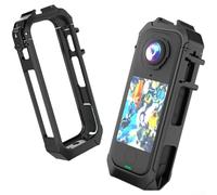 Cage de protection pour caméra d'action Insta 360, ABS Utility Frame Cage pour Insta 360 X4air avec verrouillage de sécurité et support magnétique pour griffe froide