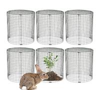 Cage de protection pour plantes - Robuste avec poteaux sur le panneau supérieur | Protecteurs de plantes à l'épreuve des lapins | Pour les amateurs de jardin, les débutants, les fleurs de légumes, les