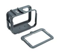 Cage de protection TELESIN avec support pour griffe flash, résistante aux chocs, compatible avec Hero 10 et 9