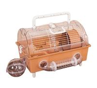 Cage de Repos Cage à Hamster Portable et Pratique, Double Couche avec Une variété d'accessoires À Usage Domestique(Orange)