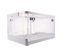 Cage de Séchage pour Animaux de Compagnie, Boîte de Séchage Pliable et Robuste pour Animaux de Compagnie, Poulie Transparente Ultra Silencieuse pour la Maison (Petit)