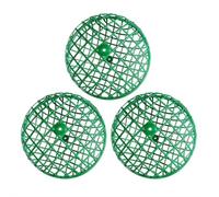 Cage de sécurité amovible pour poulailler, cage à balles en forme de boule orbe pour animaux et volailles, cages pour poules, lapins, oiseaux, pigeons et plus encore (vert, 40 cm)