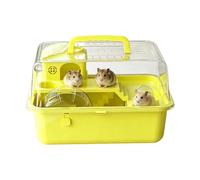 Cage de souris - Avec abreuvoir et ,Habitat de 30 cm pour hamster et petits animaux | Pour hamsters syriens, pygmées, gerbilles, petits animaux et hérissons pour la maison, les voyages et