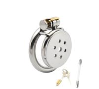 Cage de Squat en Acier Inoxydable de 35 mm pour Hommes avec Trous d'aération Plats et Accessoires en Tube métallique - FRhlZ61 (B, 50mm)