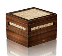 Cage De Torréfaction De Thé Électrique 150 W, Diffuseur D'arôme De Thé En Bois, Capacité De 200 G, Température Réglable À 3 Vitesses, Commandes Tactiles/sécurité Intelligente, For Noix(A)