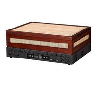 Cage de torréfaction de thé électrique, chauffage en bambou et aluminium, contrôle de température 30-150°C, minuteur 1-24H pour les amateurs de thé, utilisation à domicile et à l'hôtel