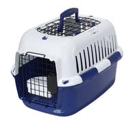 Cage de transport chien et chat Ebi Adventurer 50 Basic Edition Bleu 49x32x32 cm