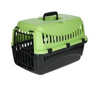 Kerbl Box de transport Expédition pour chiens – PVC haute qualité – 45 x 30 x 30 cm – Vert / gris foncé
