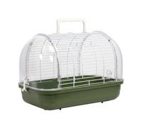 Cage De Transport D'Oiseaux En Transport Avec Perchoir Fixe Et Fenêtre