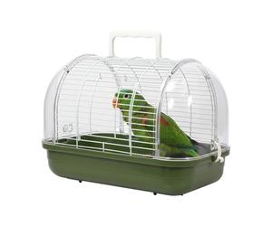 Cage De Transport d'oiseaux en Voyage, Caisse de Transport Équipée d'un Perchoir Stable et d'une Fenêtre Transparente, Cage de Voyage pour Oiseaux, pour Dragon Barbu Perruche Canari Calopsitte Conure