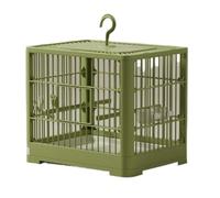 Cage De Transport for Oiseaux, Plateau Amovible, Crochet, Poignée, Maison d'oiseaux for L'extérieur(Grün)