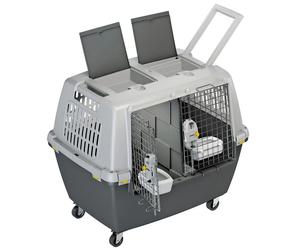Cage de transport Kerbl Gulliver Touring IATA Gris 80x58x62 cm