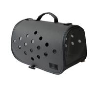 Cage de Transport Pliable for Chats et Chiens, 39,9 x 23,1 x 23,1 cm, idéale for Les Voyages en Avion, en Voiture ou en Train.(Svart)