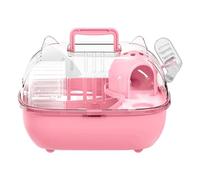 Cage de transport portable pour petit animal de compagnie - Trixie Pico Cage de transport pour hamsters, lapins, rongeurs, lézards, court voyage, pique-nique, voyage à la ferme, porte-cochon d'Inde, s