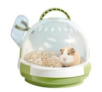Cage de transport portable pour petits animaux - Cage de transport portable pour petits animaux - Cage de transport pour hamster avec fermeture de sécurité - Cage sûre - Valise de voyage portable et