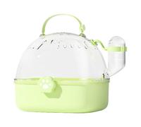 Cage de transport portable pour petits animaux de compagnie avec bouteille | Le porte-oiseaux portable offre un espace de voyage pratique pour les petits oiseaux pendant les voyages en plein air et le