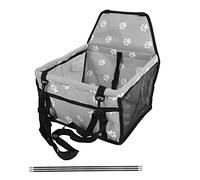 Cage de Transport pour Animaux de Compagnie, Lavable et Pliable, Motif Patte d'ours, pour Chien et Chat, siège Auto, avec Tige de Support, Tissu Oxford, pour Petits et Moyens (Ankroyu5yv4tbta-11)