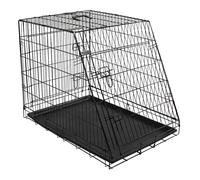 Kerbl Cage de transport pour chien 81368 4 portes noir 92 x 63 x 74 cm