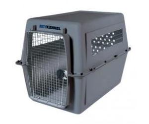 Cage de transport pour chien - CHADOG - Sky Kennel L0423 - Porte 3 points - Conforme IATA - Gris